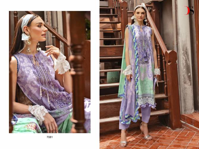 Bliss Lawn 24 Vol 2 By Deepsy Embroidery Patch Cotton Pakistani Suits Wholesale Price In Surat
